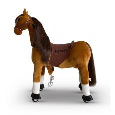 MY PONY ride on Horse - Small/Chestnut Horse