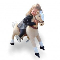 MY PONY ride on Horse - Small/Champagne Horse