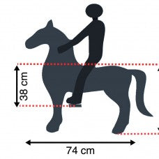 MY PONY ride on Horse - Small/Chestnut Horse